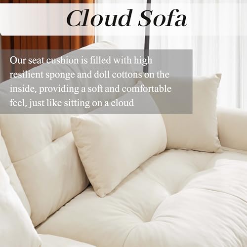 130" Modular Sectional Sofa with Movable Ottoman, Velvet Upholstered, Green Y4976