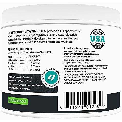 Only Natural Pet Ultimate Daily Vitamin Bites Dog Chews M212653