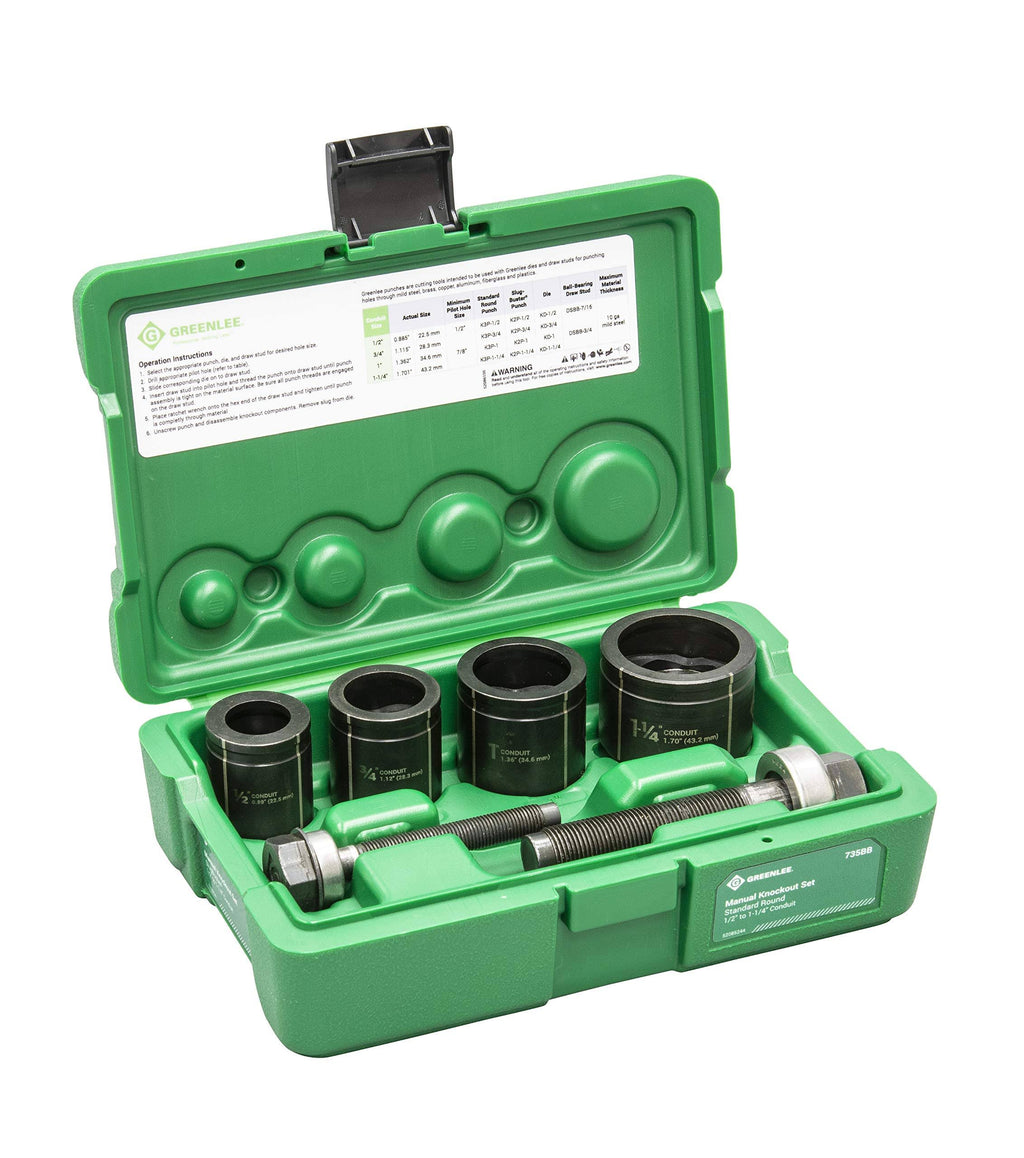 Greenlee 735BB Round Knockout Punch Kit T5971