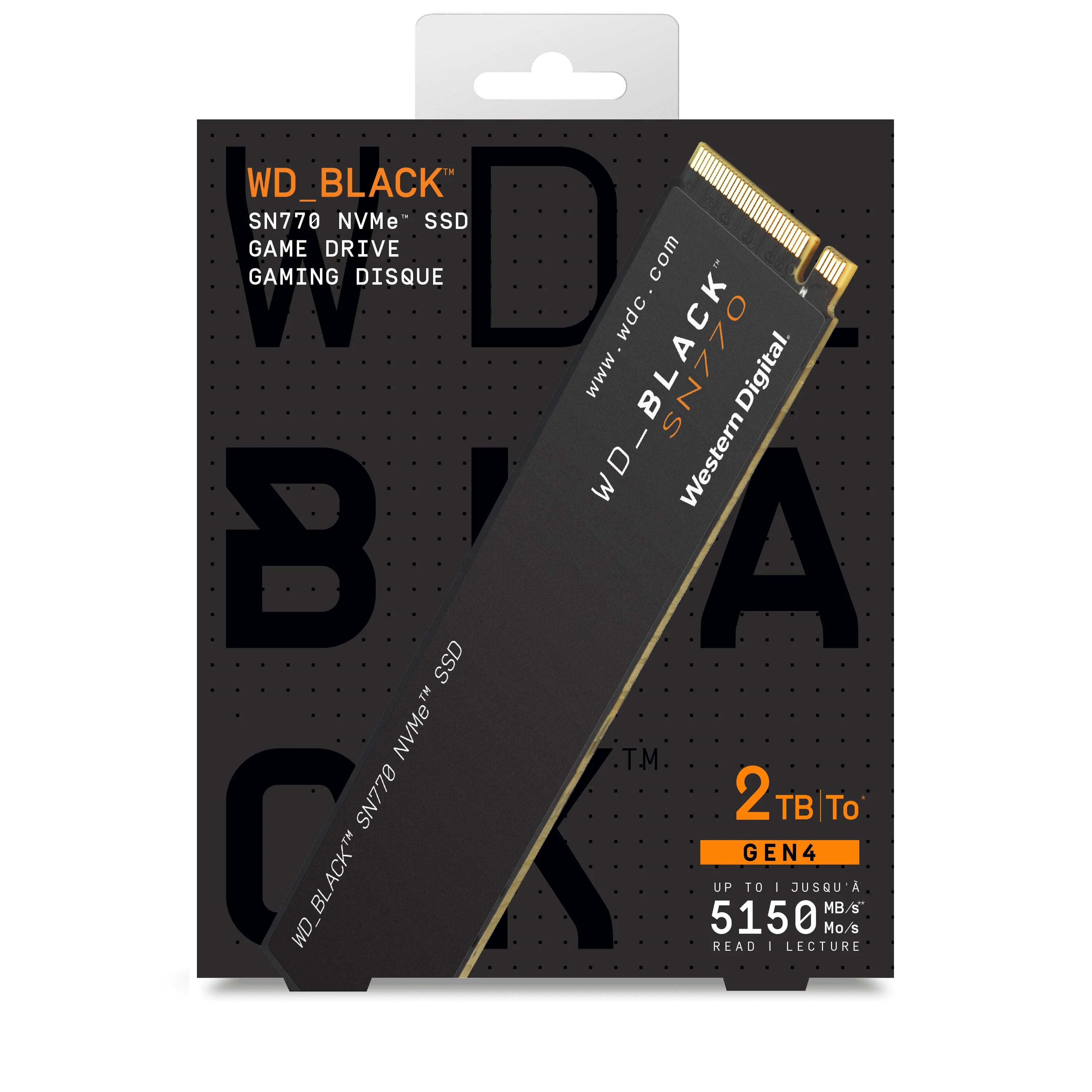 WD Black 1TB SN770 NVMe Internal Gaming SSD PCIe Gen4 M.2 2280 E181569
