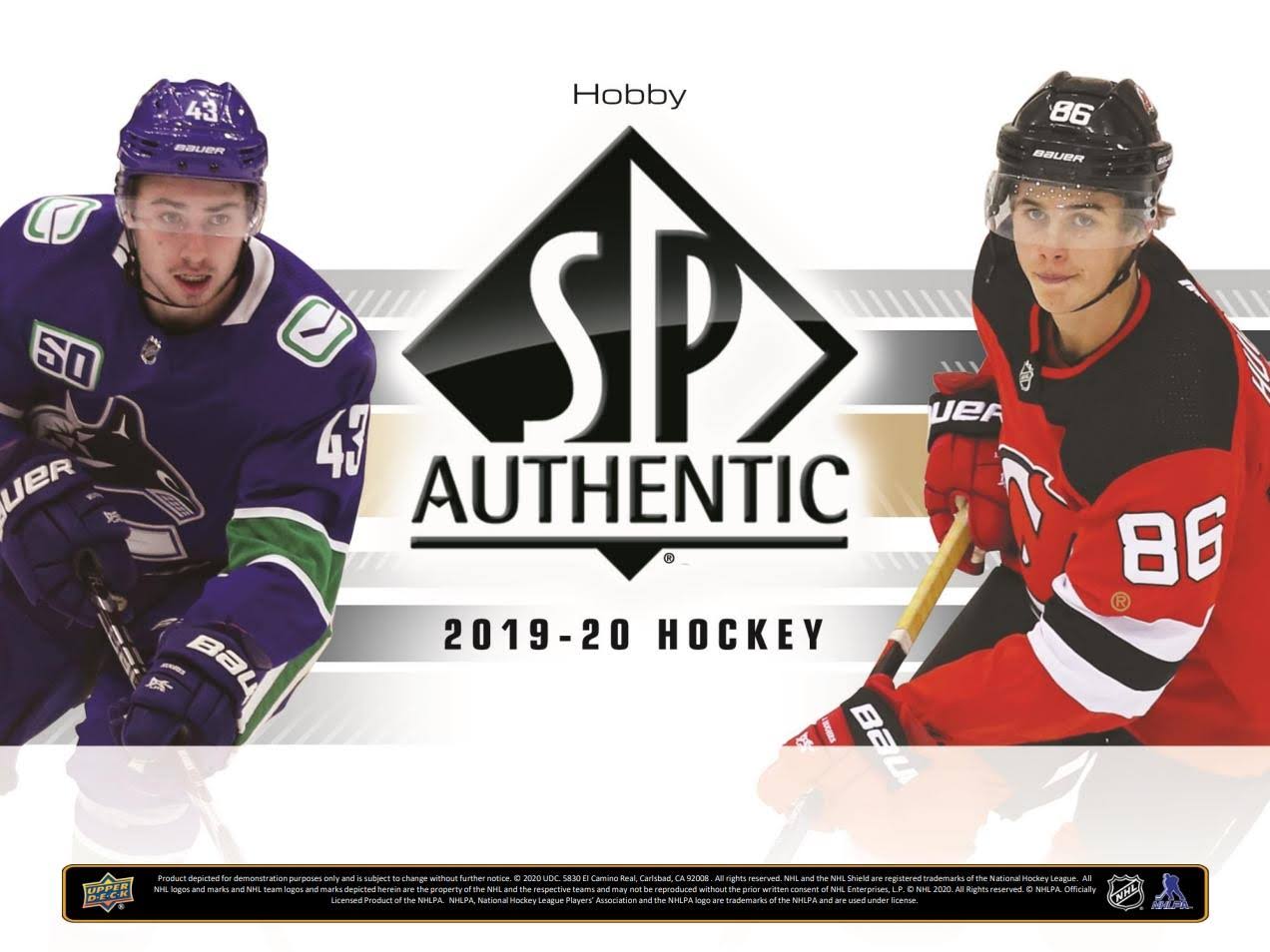 2019-20 Upper Deck SP Authentic Hockey Hobby Box T905