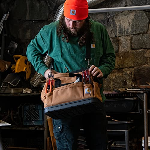 Carhartt Onsite Tool Bag, 18-Inch, Water-Resistant, Molded Base P40578