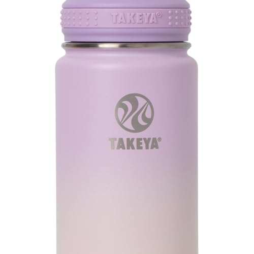 Takeya Actives Water Bottle with Spout Lid, 18 oz, Midnight Blue W579