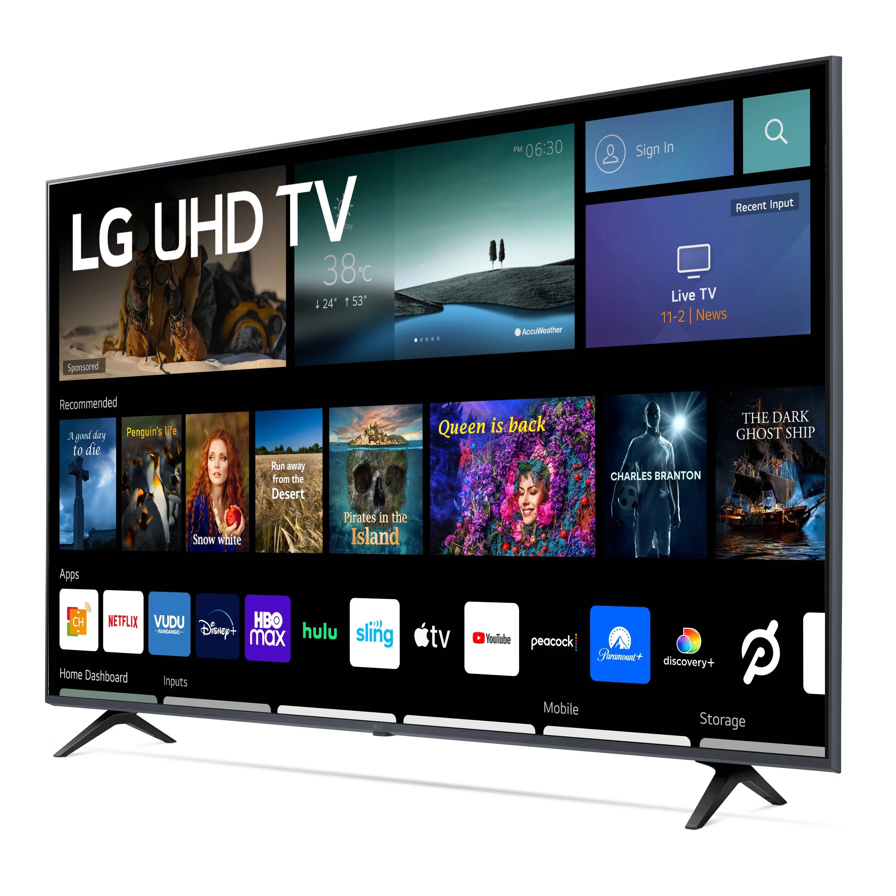 LG 65 4K UHD Smart TV webOS 65UQ7070ZUE O206