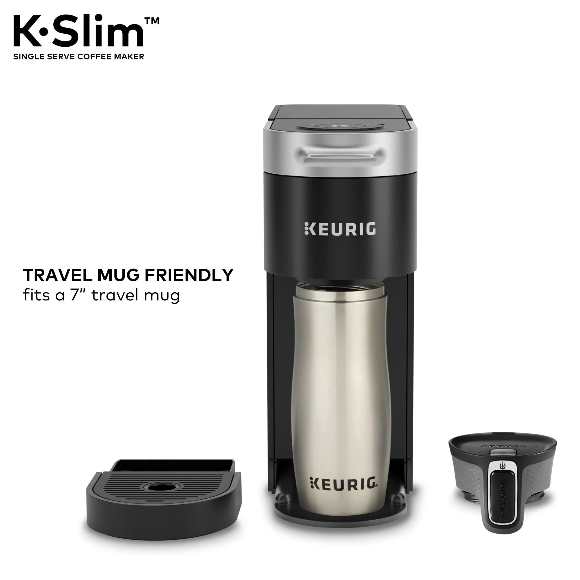 Keurig K-Slim Single Serve K-Cup Pod Coffee Maker, Black W395198