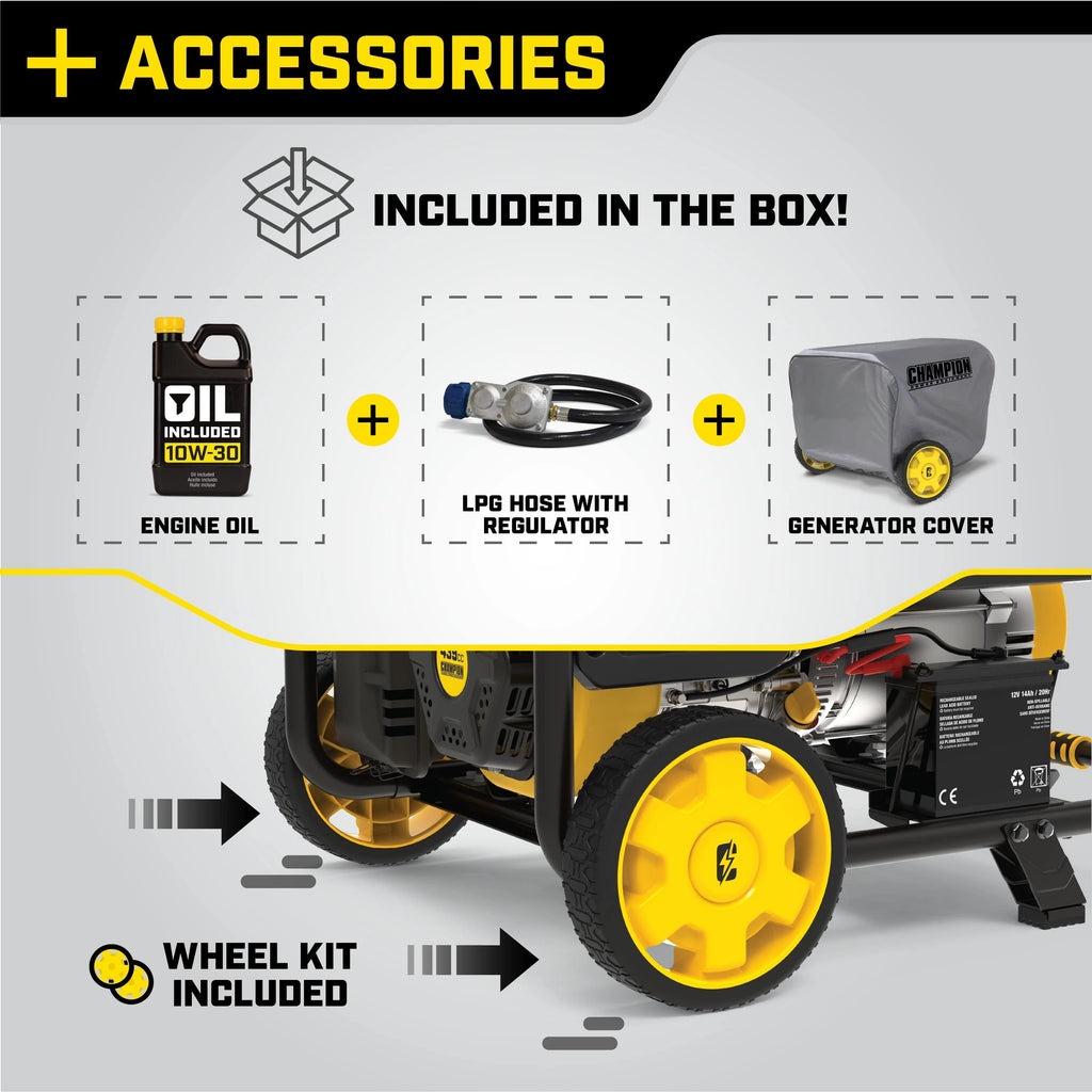 Champion Power Equipment 9375/7500W Dual Fuel Portable Generator J769
