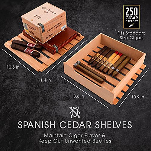 SCHMÉCKÉ 250 Cigar Cooler Humidor with Cooling, Heating & Humidity Control N533588