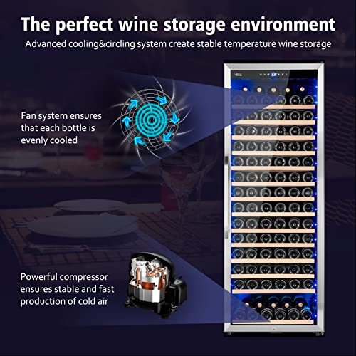 Electric Humidor Cabinet 35L with Digital LED Screen and Humidity Control C6096