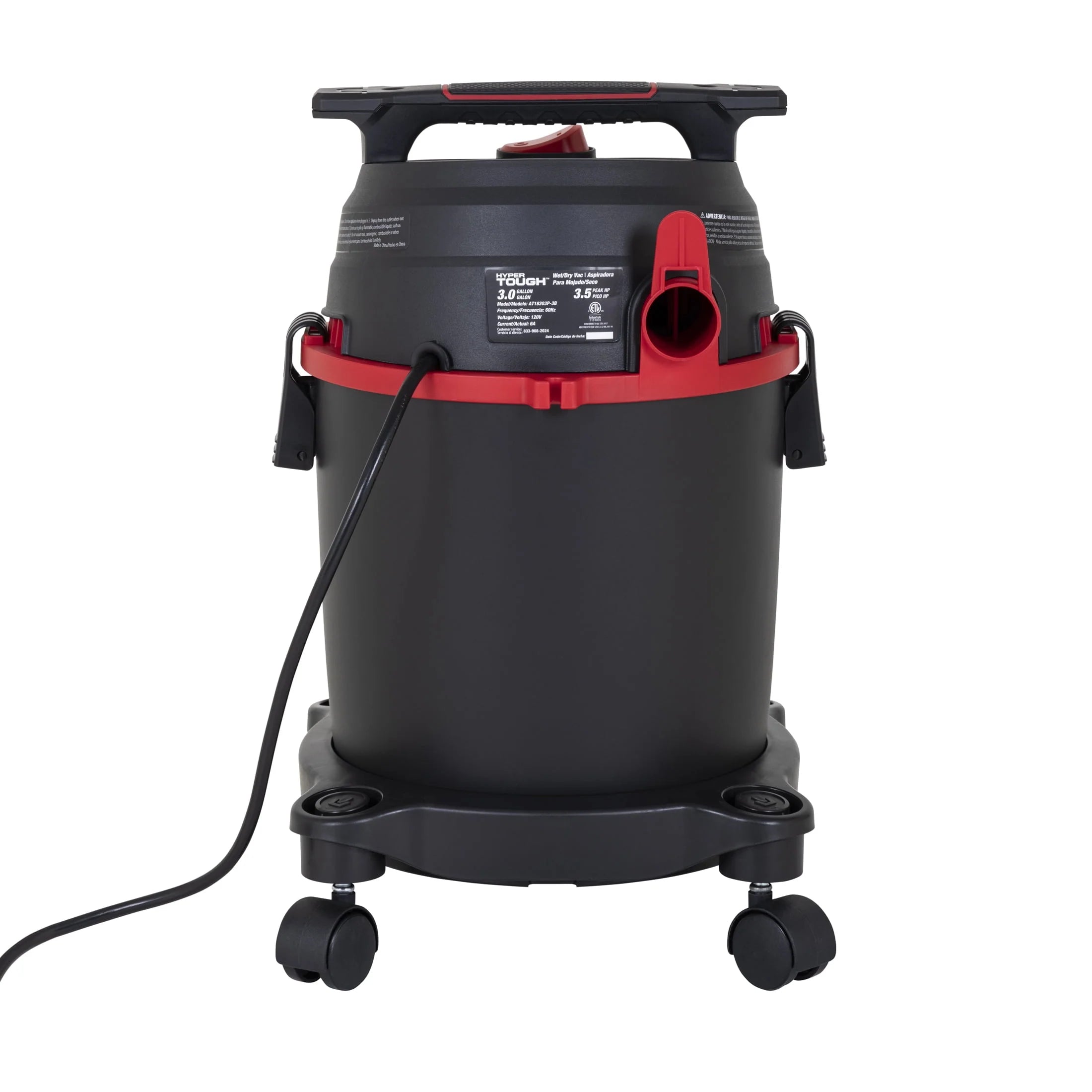 Hyper Tough 3 Gallon Wet Dry Vac Q7699
