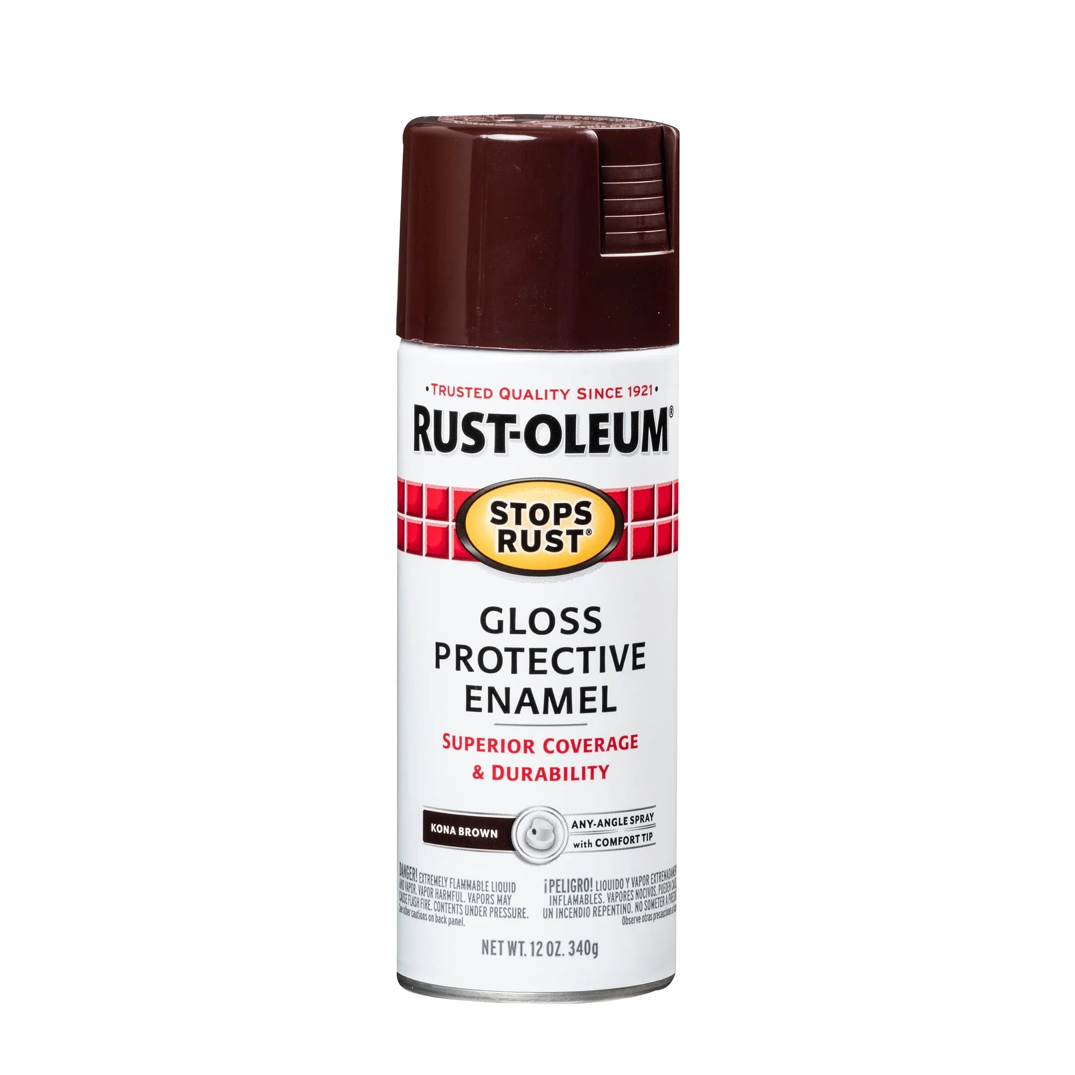 Rust-Oleum Stops Rust Satin Protective Enamel Spray Paint 285092, 12 oz Y531