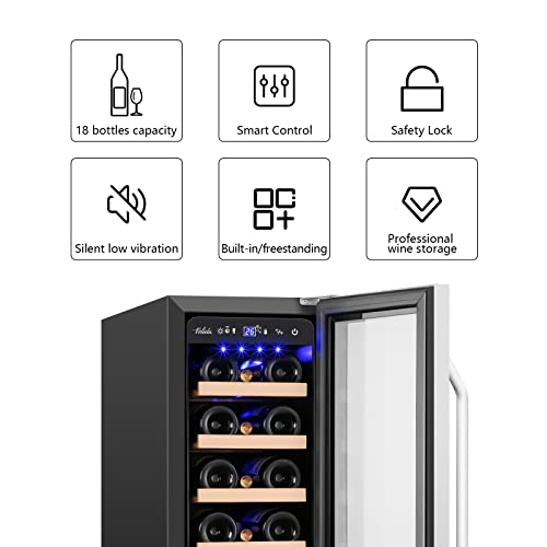 Electric Humidor Cabinet 35L with Digital LED Screen and Humidity Control C6096