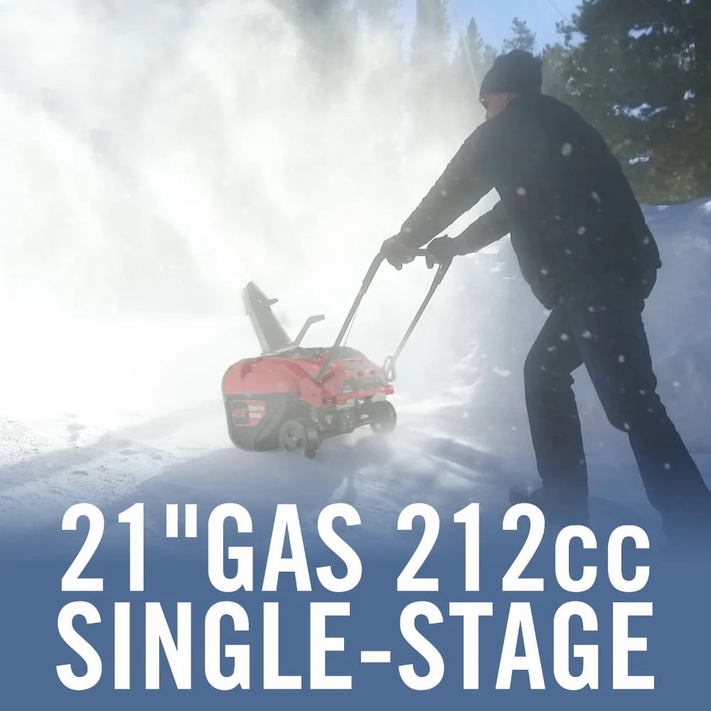 Powersmart 21 inch Single Stage Gas Snow Blower I7420