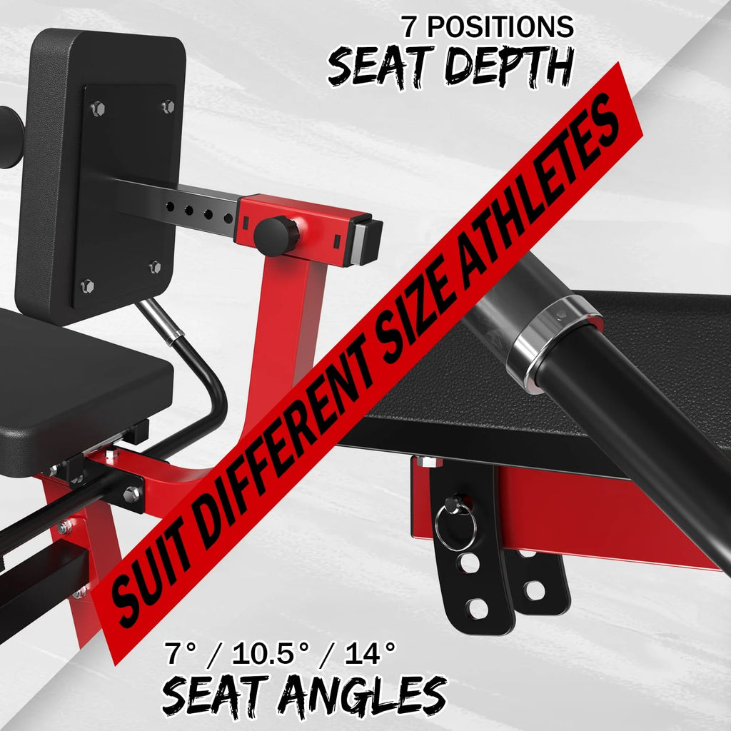 syedee Leg Extension and Curl Machine, Adjustable Home Gym Bench S5156