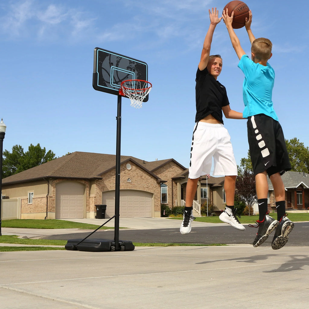 Lifetime Adjustable Portable Basketball Hoop, 44 inch HDPE Plastic Impact W285