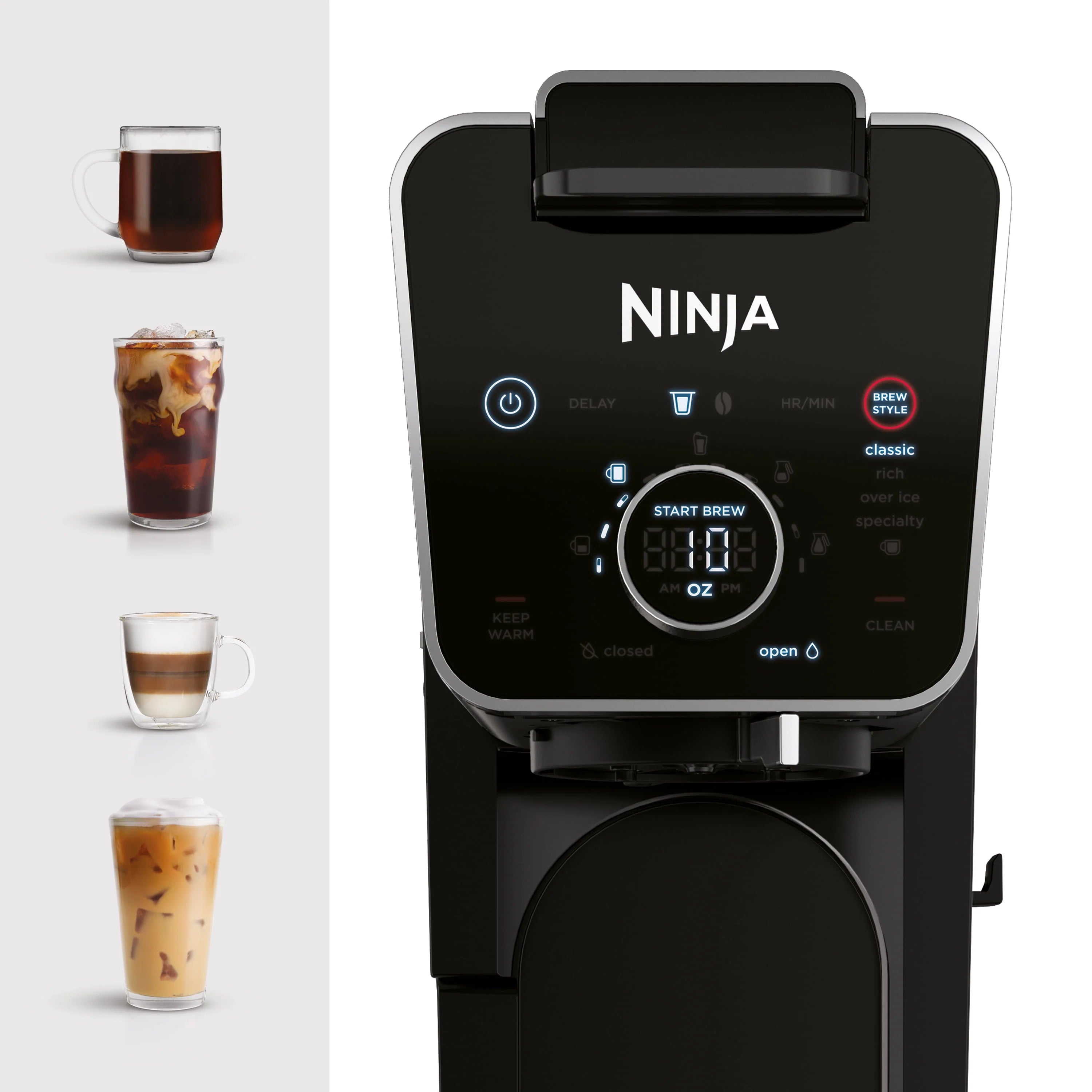 Ninja® CFP300 DualBrew Specialty Coffee System, 12-Cup Drip Coffee Maker W301478