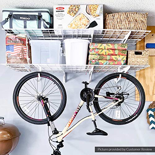 FLEXIMOUNTS 2-Pack 2x6ft Garage Wall Shelving Rack, Black C244838