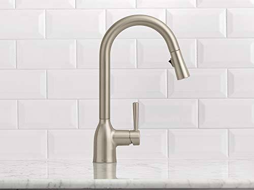 Moen Adler Pull Down Kitchen Faucet, Spot Resist Stainless S599068