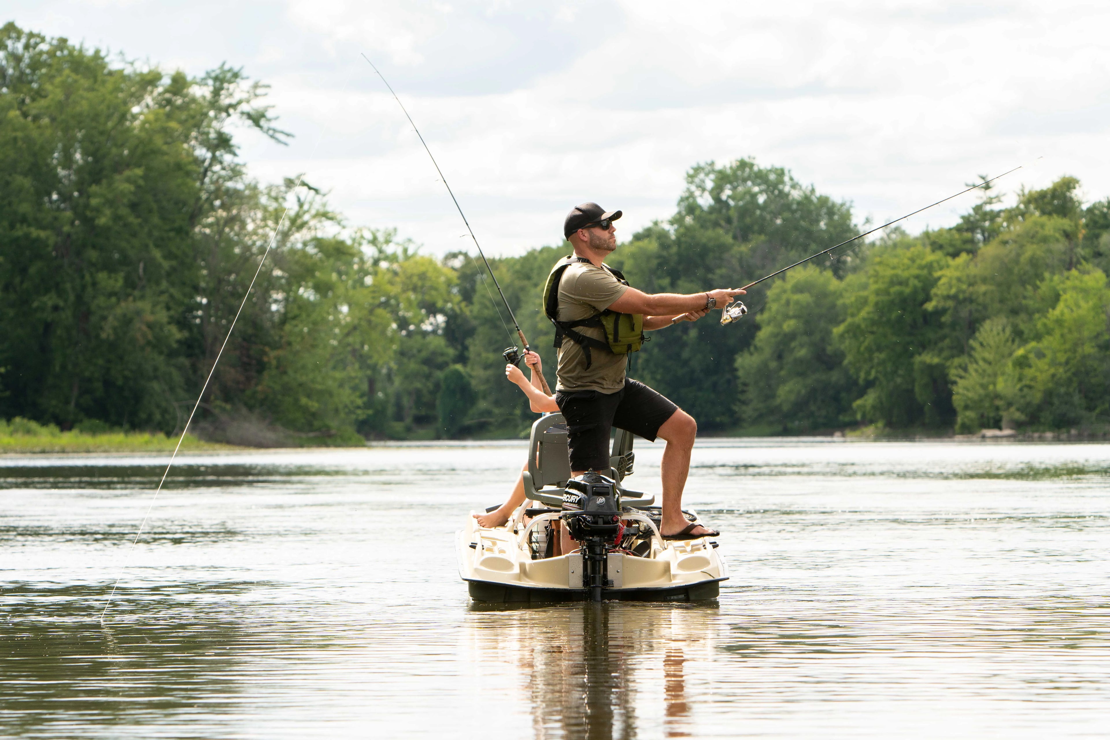 Pelican Bass Raider 10 ft 2-Person Fishing Boat R2573