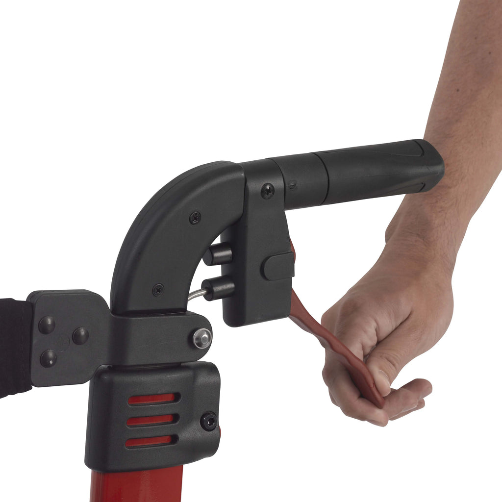 Drive Medical Nitro Euro Style Rollator Walker, Red P174003