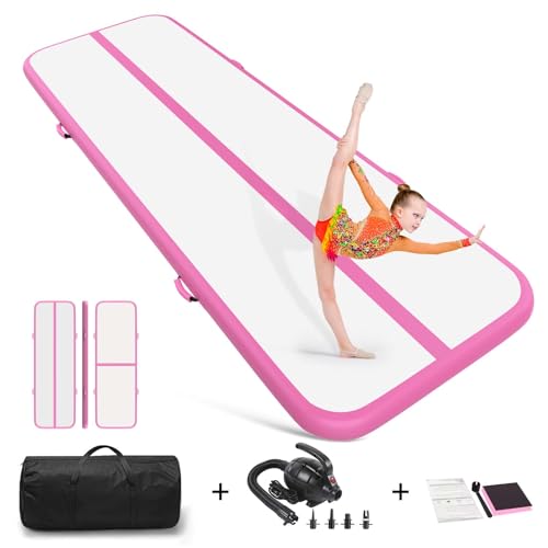 Inflatable Gymnastics Tumbling Mat with Electric Pump W352941