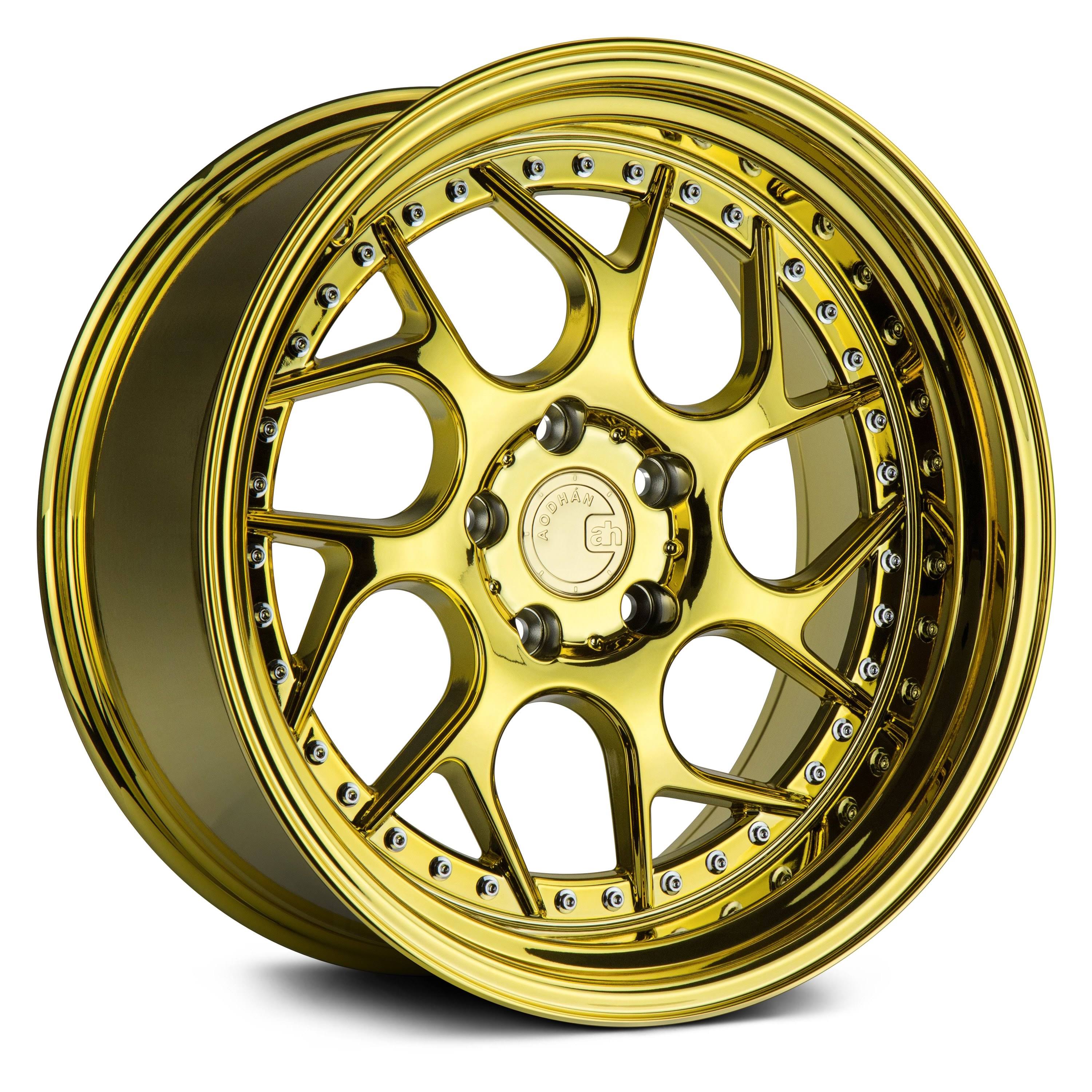 Aodhan - DS01 Gold Vacuum with Chrome Rivets (18x22 x 8.5