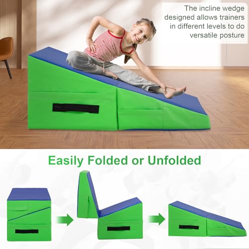 BestMassage Gymnastics Mat Folding Tumbling Mat with Handle G7001