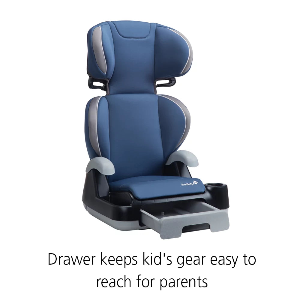 Safety 1st Store 'n Go Sport Booster Car Seat, Dusted Indigo M38193