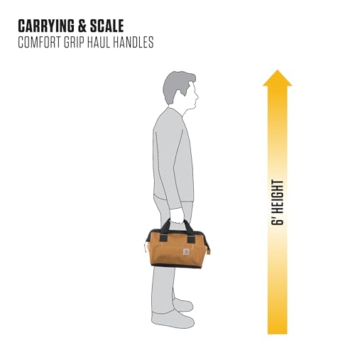 Carhartt Onsite Tool Bag, 13-Inch 15 Pocket, Water-Resistant X3174