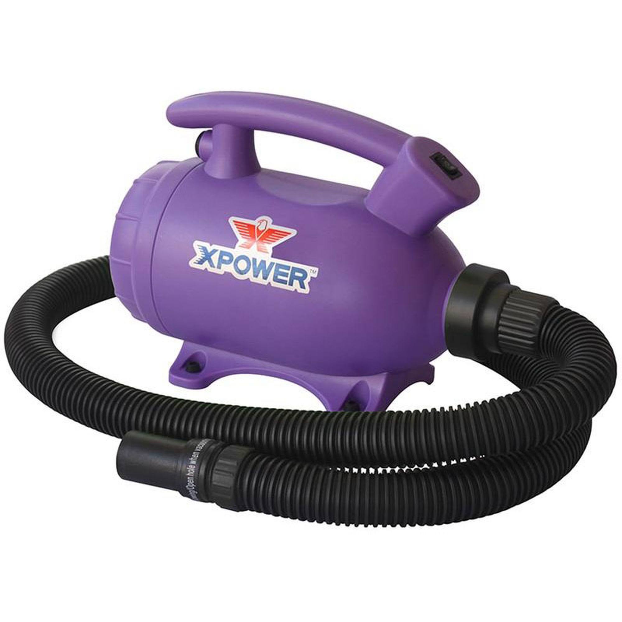 Xpower B-55 Home Pet Grooming Force Dryer &amp; Vacuum, Purple - Megean
