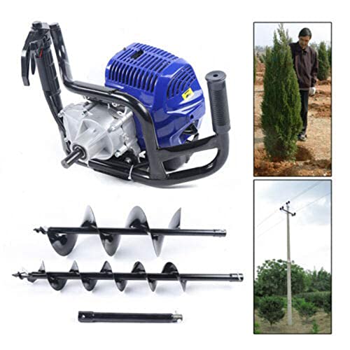 DYRABREST 52cc Gas Powered Earth Auger Post Hole Digger with 4/6/8 inch Bits K1897