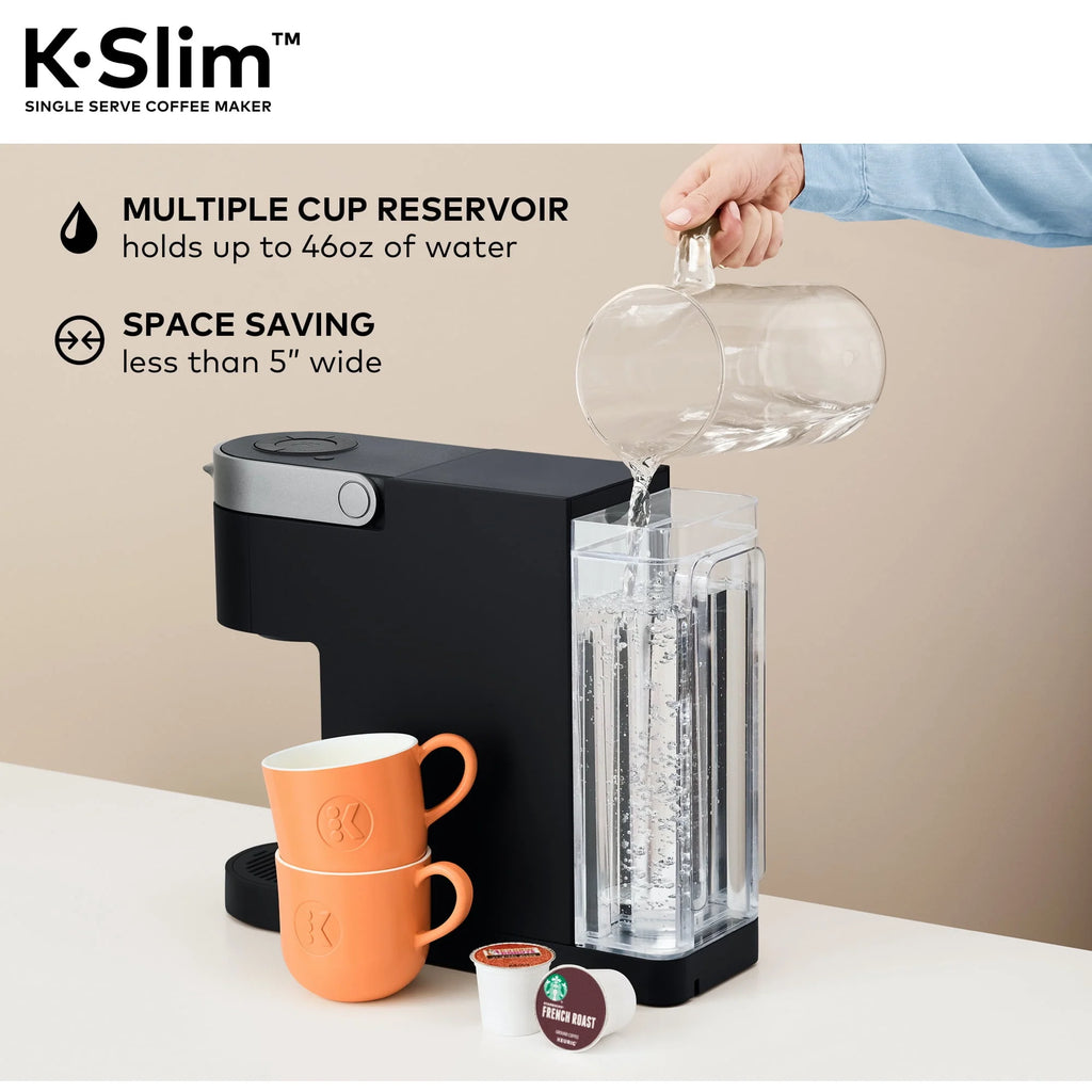 Keurig K-Slim Black Single-Serve K-Cup Pod Coffee Maker J75820
