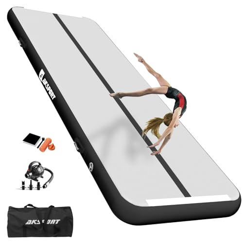 AKSPORT Gymnastics Air Mat Tumble Track with Air Pump A7907