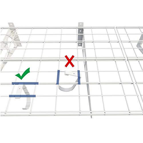FLEXIMOUNTS 2-Pack 2x6ft Garage Wall Shelving Rack, Black C244838