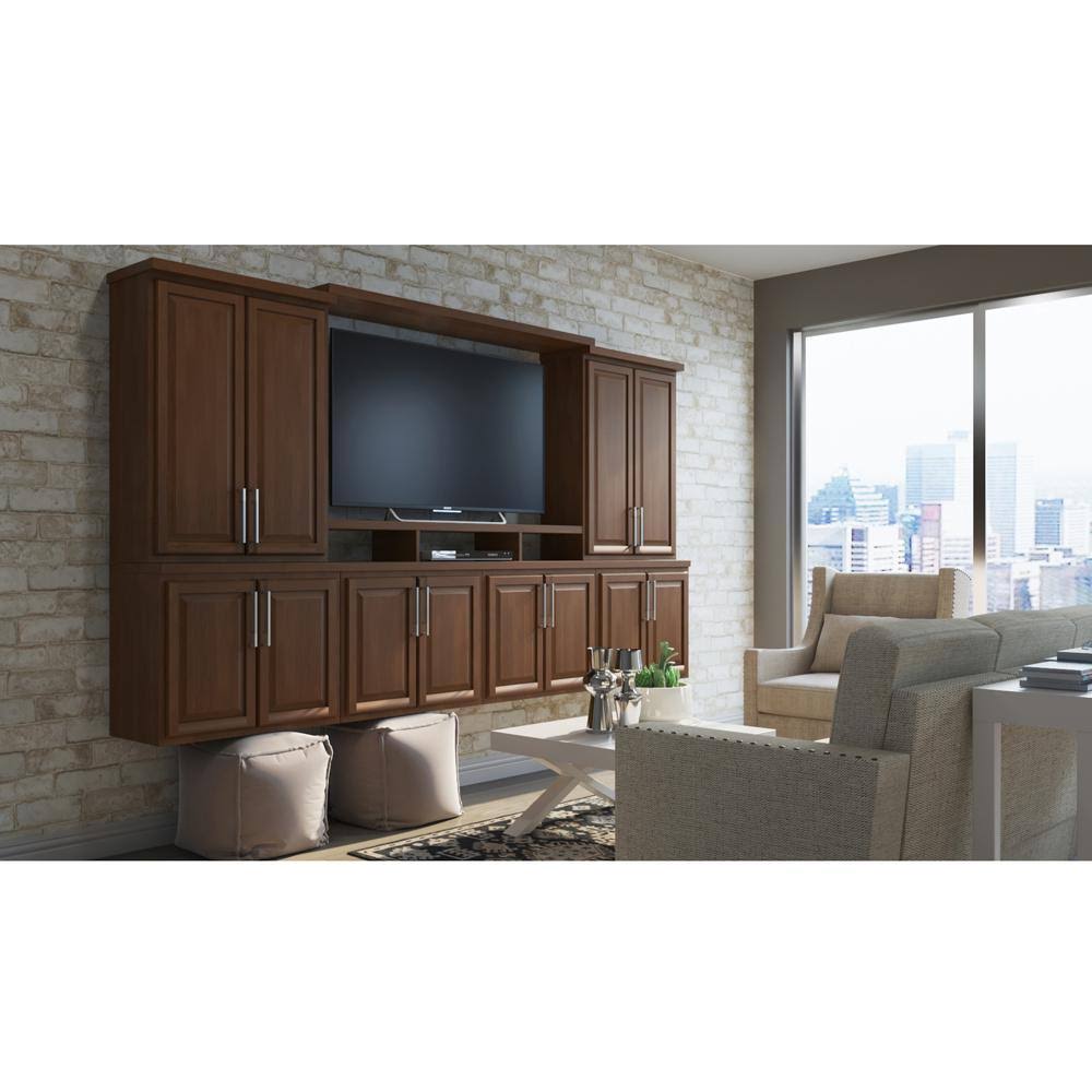 Hampton Assembled 36x30x12 in. Wall Kitchen Cabinet in Cognac R5985