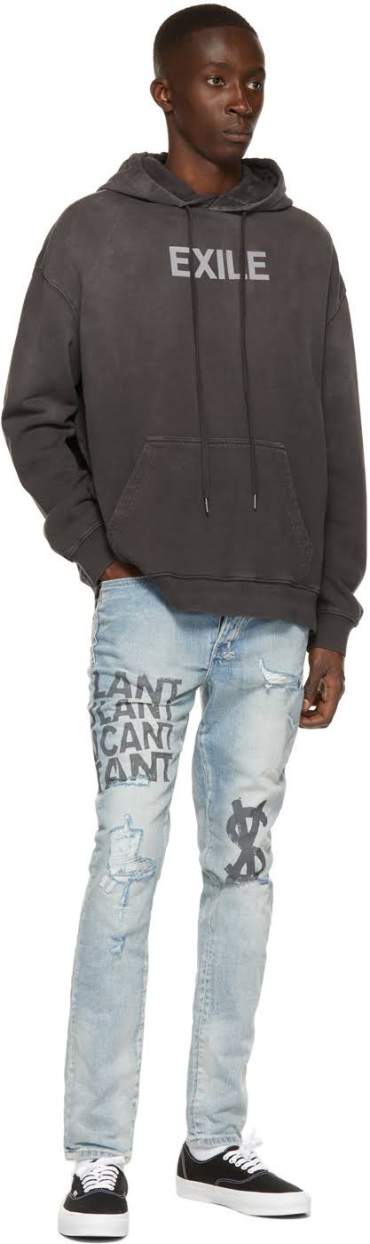Ksubi Chitch Bombz Jeans, Blue, Size 28 F193214