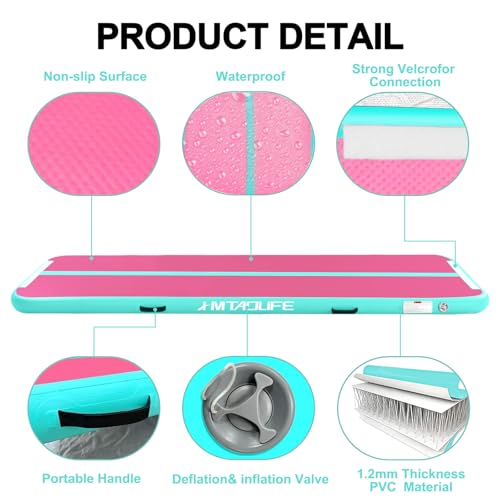 Inflatable Air Gymnastics Mat Tumble Track with Air Pump V20572