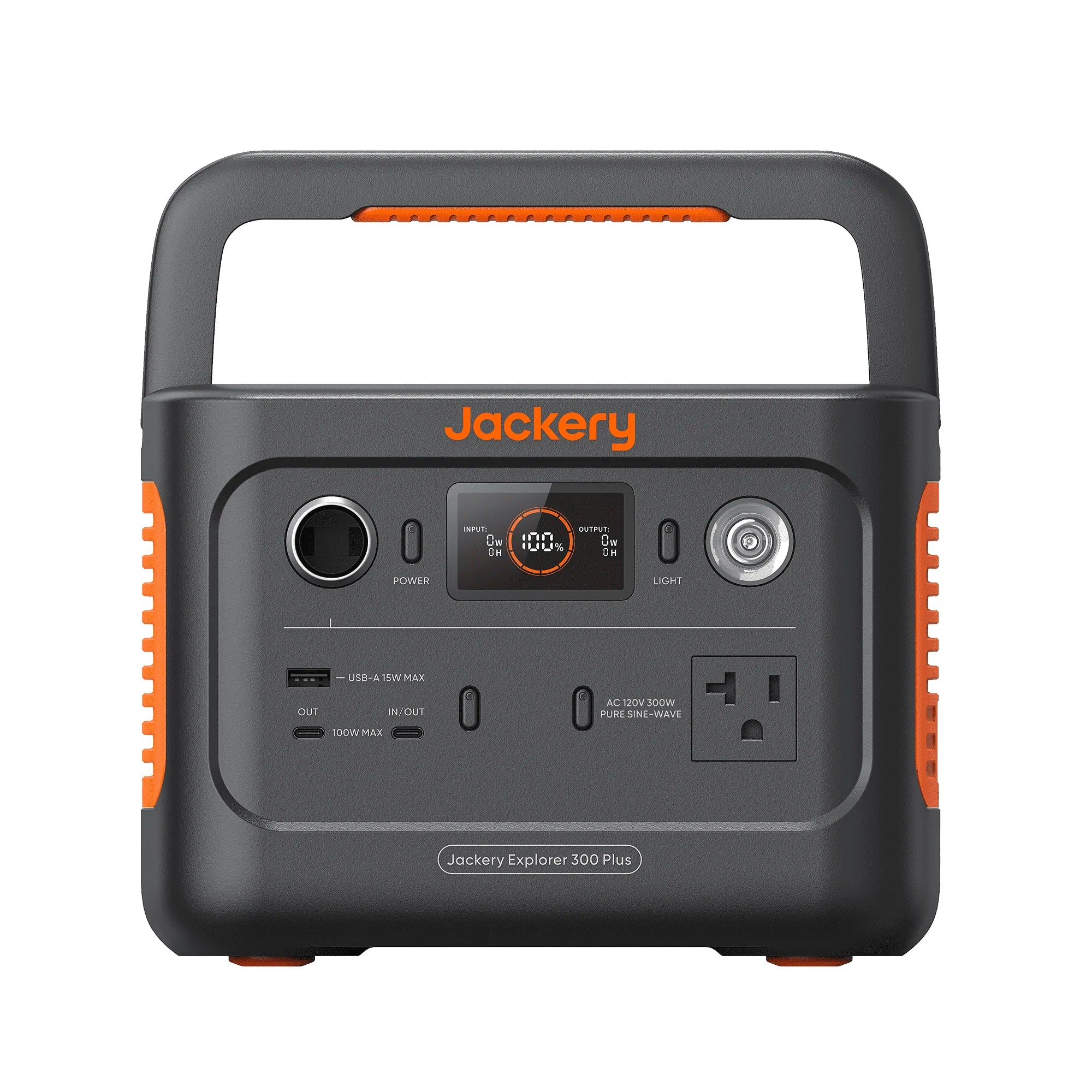 Jackery Explorer 300 Plus Portable Power Station, 288Wh Backup LiFePO4 Battery,(Solar Panel Optional)