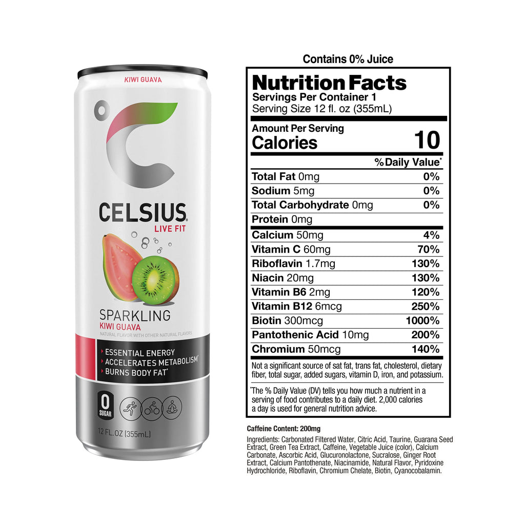 CELSIUS Sparkling Space Variety Pack, Functional Energy Drink, 12 fl oz, 12-Pack T823
