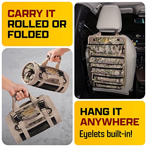 Ryker Roll Up Tool Bag Organizer with Detachable Pouches O5686