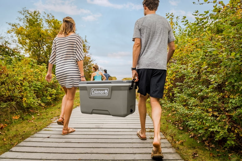 Coleman 316 Series 70QT Hard Chest Cooler, Silver Ash F678722