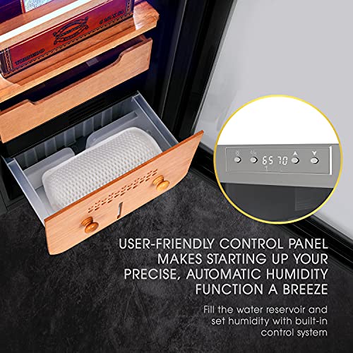 SCHMÉCKÉ 250 Cigar Cooler Humidor with Cooling, Heating & Humidity Control N533588