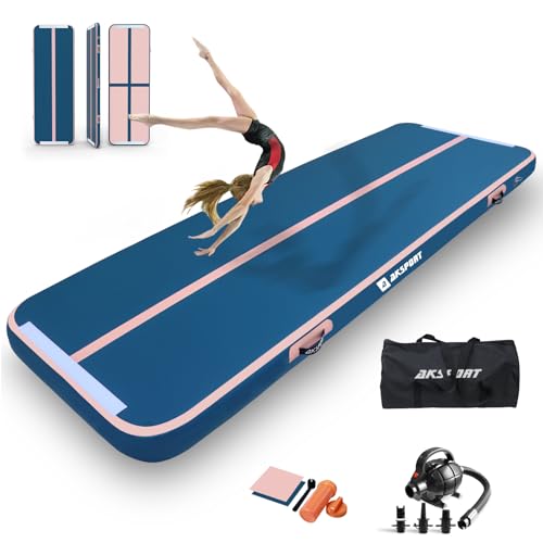 AKSPORT Gymnastics Air Mat Tumble Track with Air Pump A7907