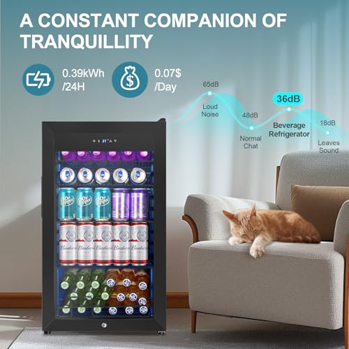 Electric Humidor Cabinet 35L with Digital LED Screen and Humidity Control C6096