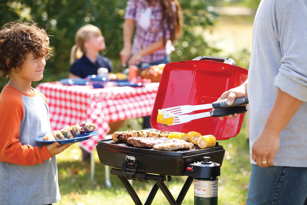 Coleman Portable Sportster 1-Burner Propane Grill, Red H116
