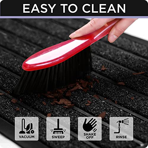 ubdyo Extra Durable Door Mat Non-Slip Outdoor Entrance 30" x 17" Bright Brown W5648