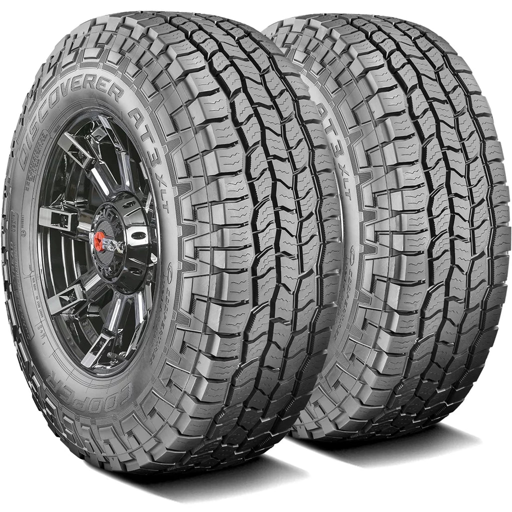 Pair of 2 (TWO) Cooper Discoverer AT3 XLT LT 285/65R20 Load E (10 Ply) AT A/T All Terrain Tires