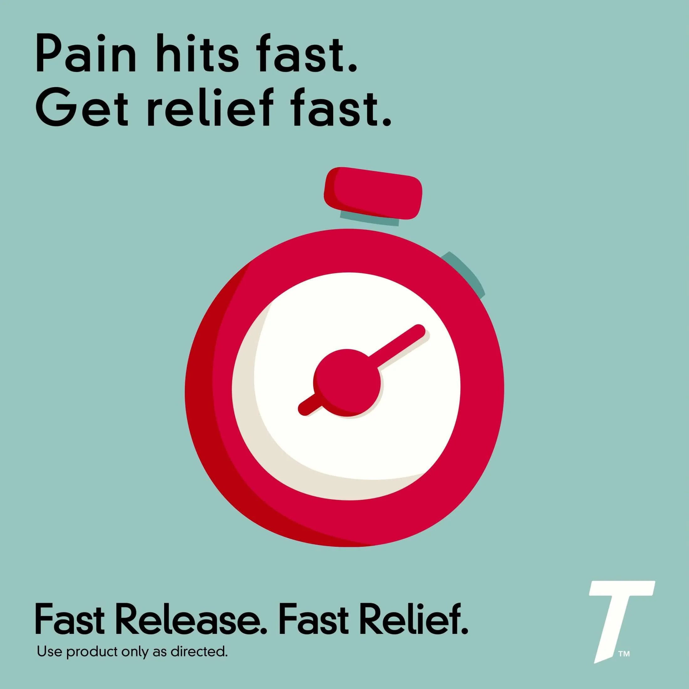 Tylenol Extra Strength Acetaminophen Rapid Release Gels, 100 ct H788