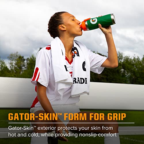Gatorade Stainless Steel Sport Bottle 26oz Double-Wall Insulation Green L87171