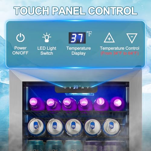 Electric Humidor Cabinet 35L with Digital LED Screen and Humidity Control C6096