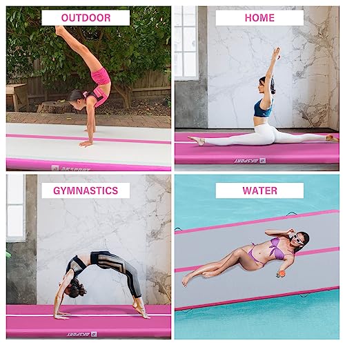 AKSPORT Gymnastics Air Mat Tumble Track with Air Pump A7907